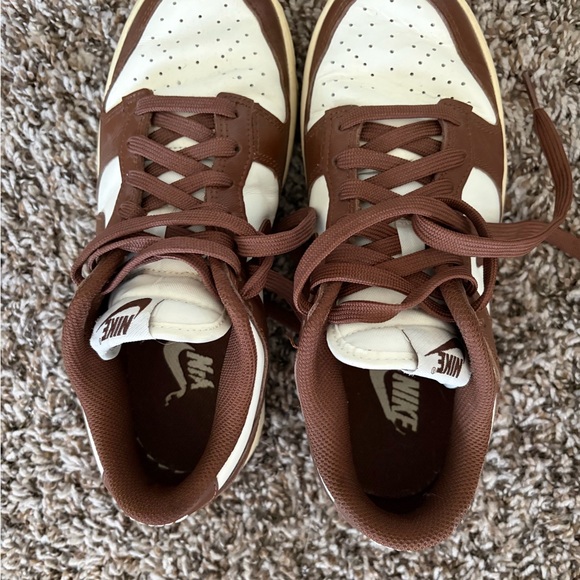 Nike Chocolate Brown and Cream Sneakers - Picture 3 of 4